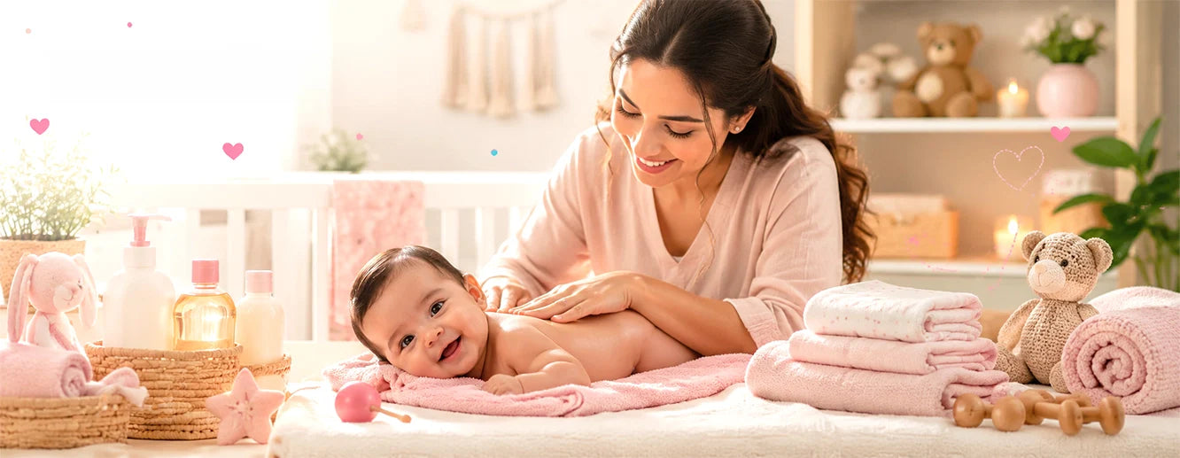 How Do I Massage My Baby with Yallamomz Qatar