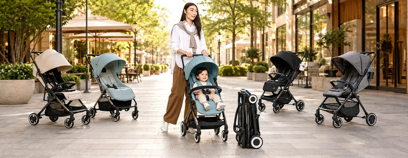 أفضل عربات الأطفال خفيفة الوزن للعائلات المزدحمة