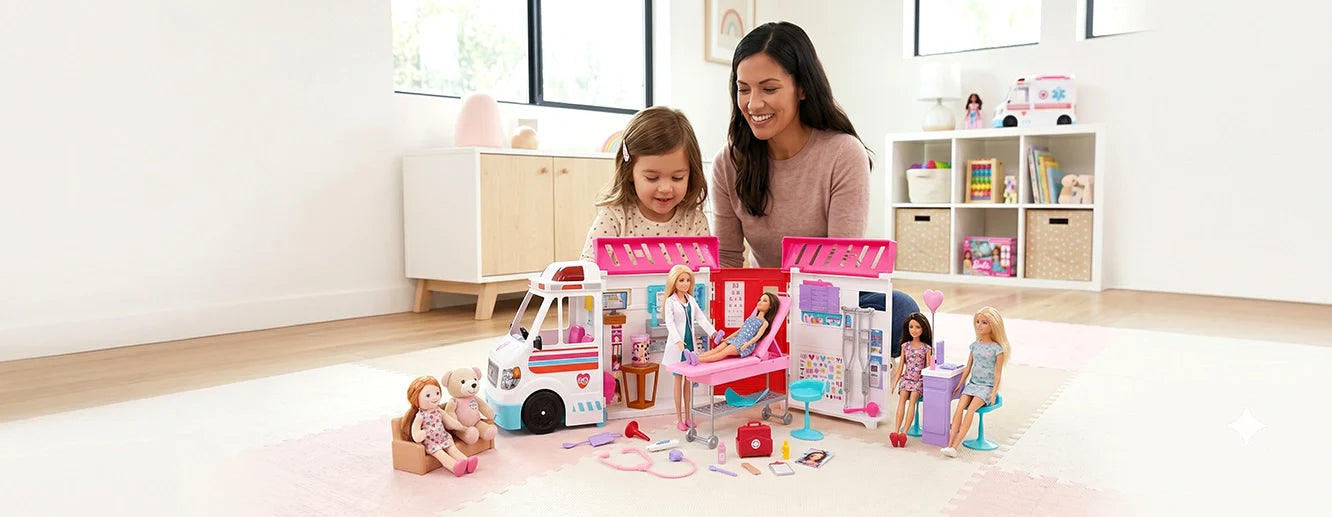 The Magic of Healing with the Barbie Care Clinic at Yallatoys Qatar