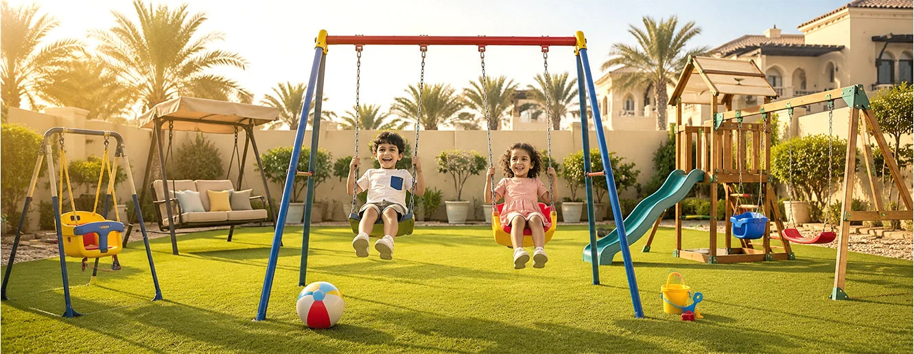 Why Investing in Outdoor Swings Is a Must for Kids Growing Up in Qatar