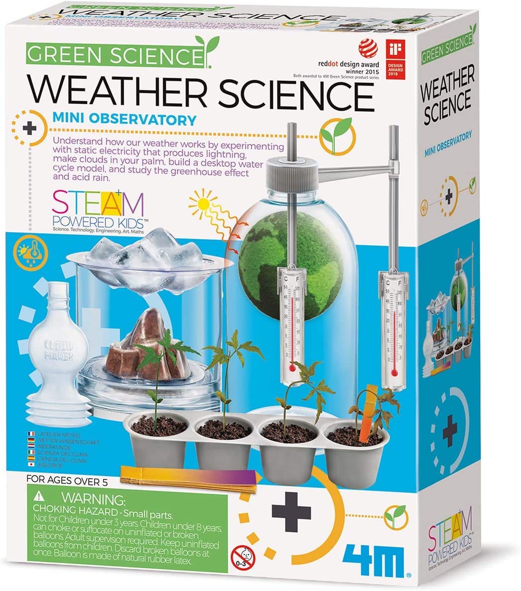 Buy 4M Green Science Weather Science Kit STEM Mini Observatory | Yallatoys.com
