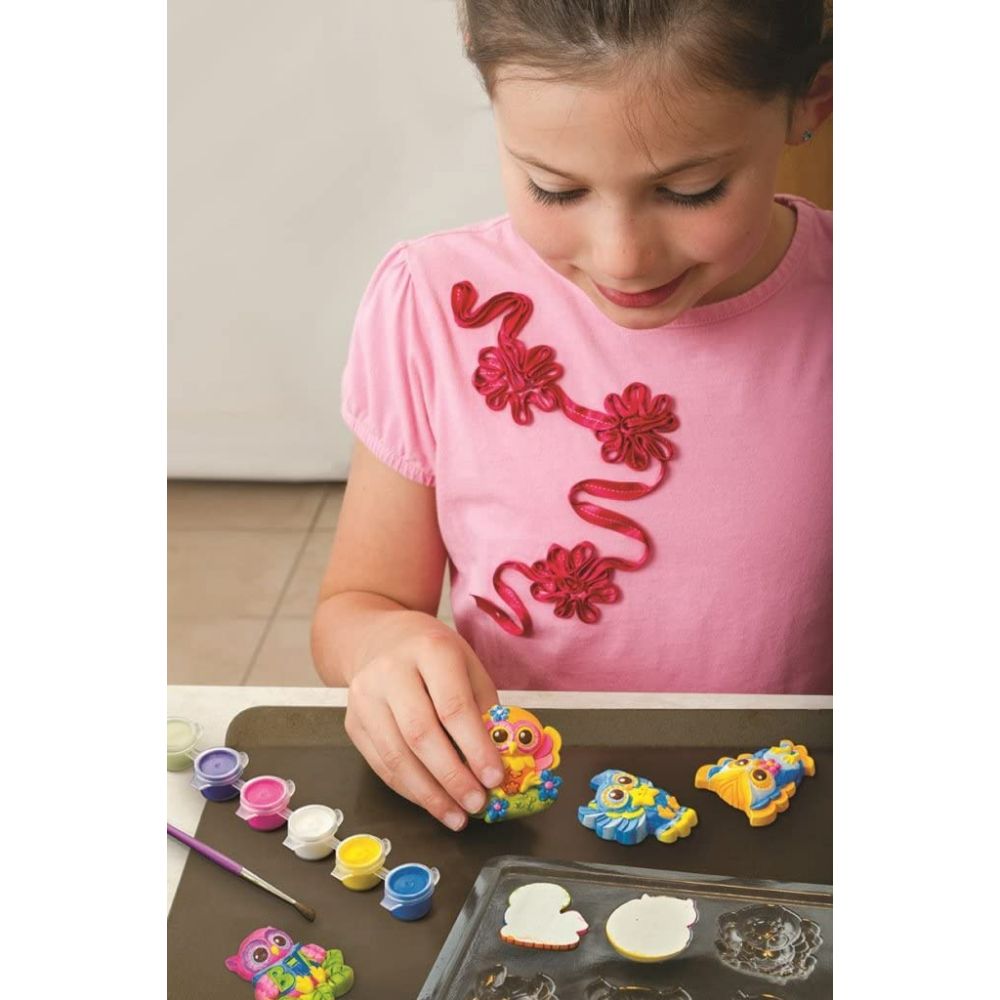 Buy 4M Mould Paint Glow Owls | Yallatoys.com