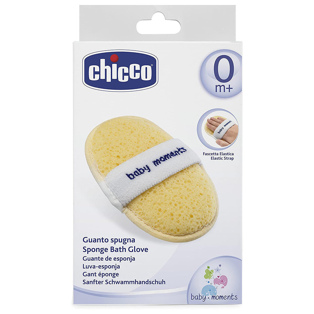 Buy Chicco Baby Moments Sponge Bath Glove | Yallatoys.com