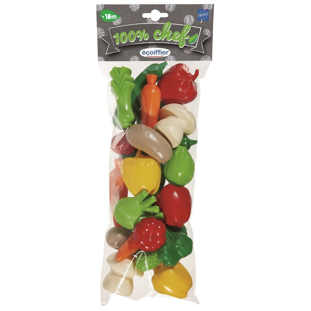 Buy Ecoiffier 22 Vegetables In A Polybag | Yallatoys.com
