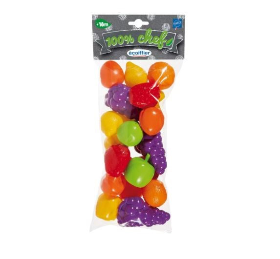 Buy Ecoiffier 22 Fruits In A Polybag | Yallatoys.com