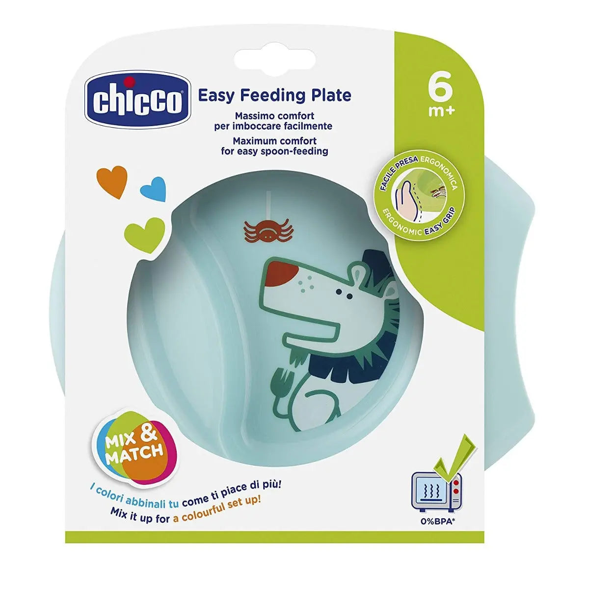 Chicco Easy Feeding Plate 6M+ Chicco Yallatoys