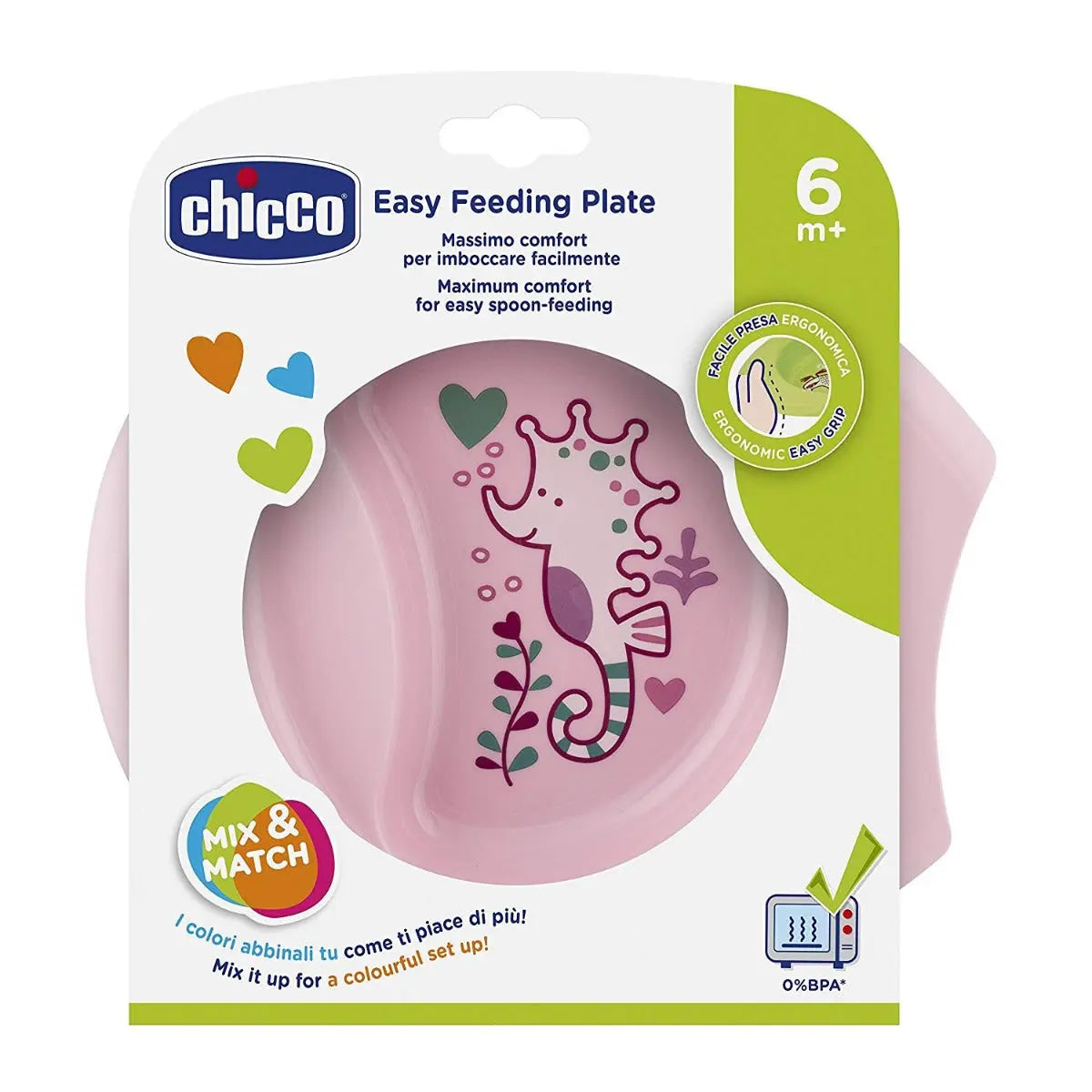 Chicco Easy Feeding Plate 6M+ Chicco Yallatoys