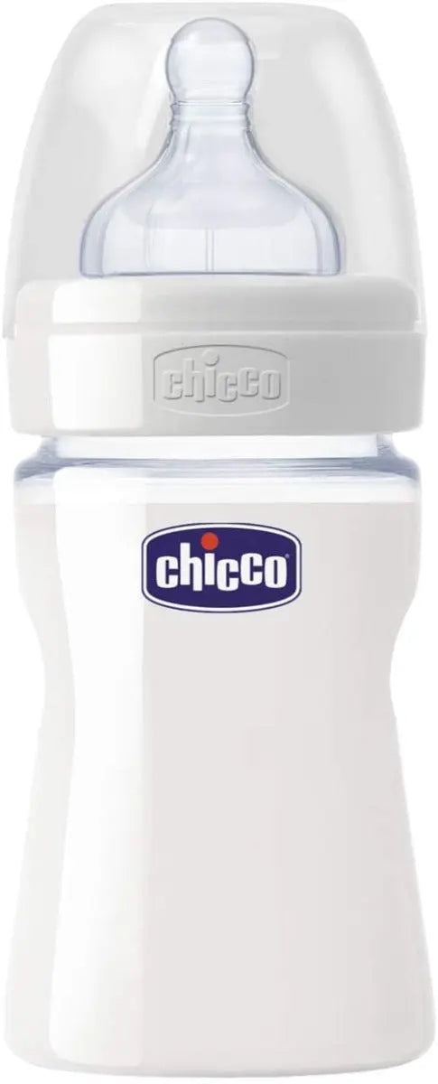 Chicco Feeding Glass Bottle Normal Flow 150ML Yallamomz Yallatoys