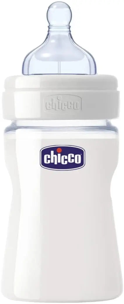 Chicco Feeding Glass Bottle Normal Flow 150ML Yallamomz Yallatoys