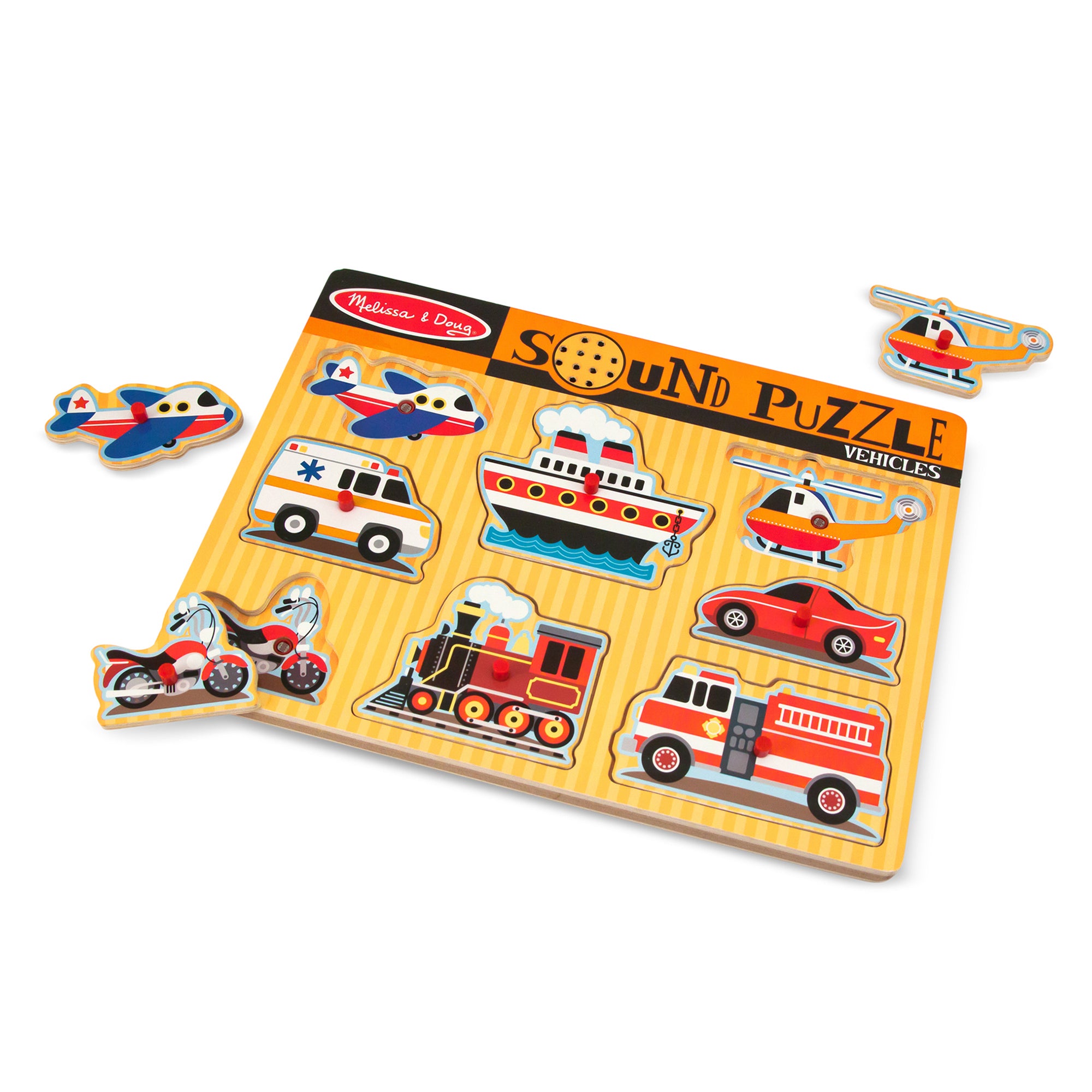 Buy Melissa & Doug Vehicles Sound Puzzle | Yallatoys.com