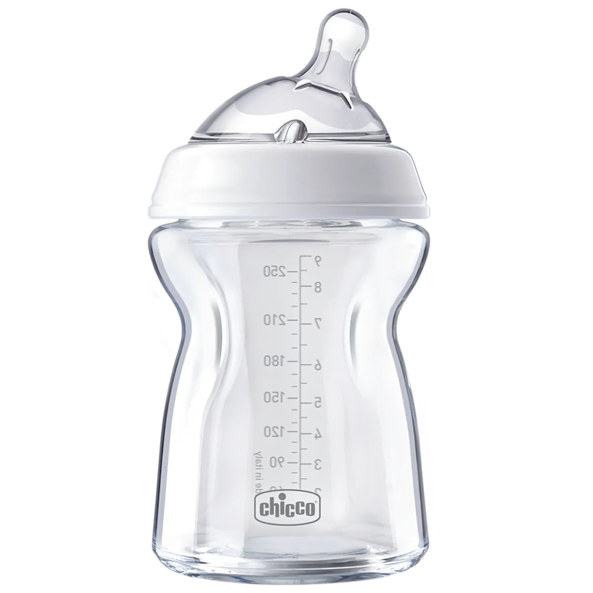 Chicco Natural Feeling Glass Bottle 250ml 0months+ Chicco Yallatoys
