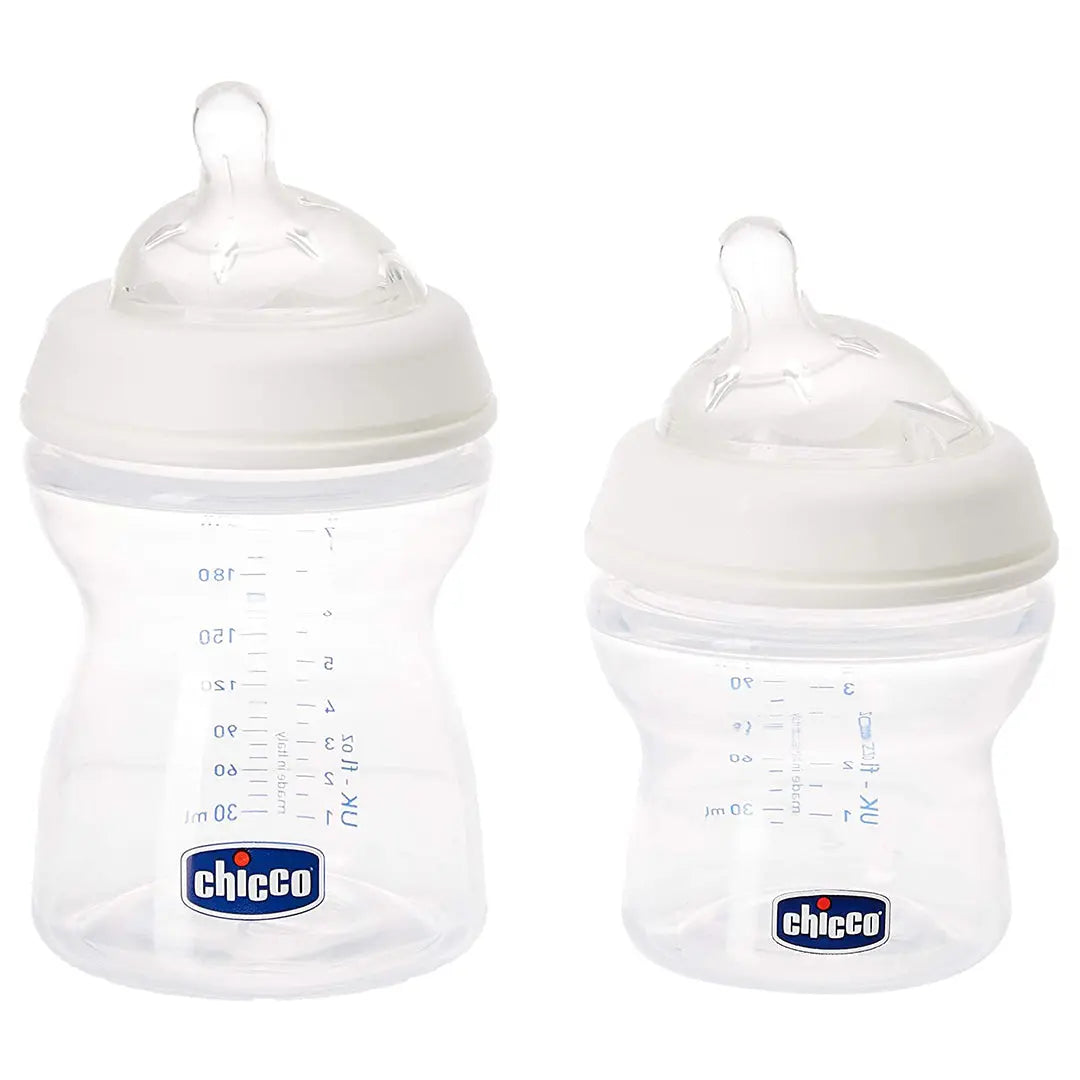 Chicco Natural Feeling Feeding Bottle Set-Small 0months+ Yallamomz