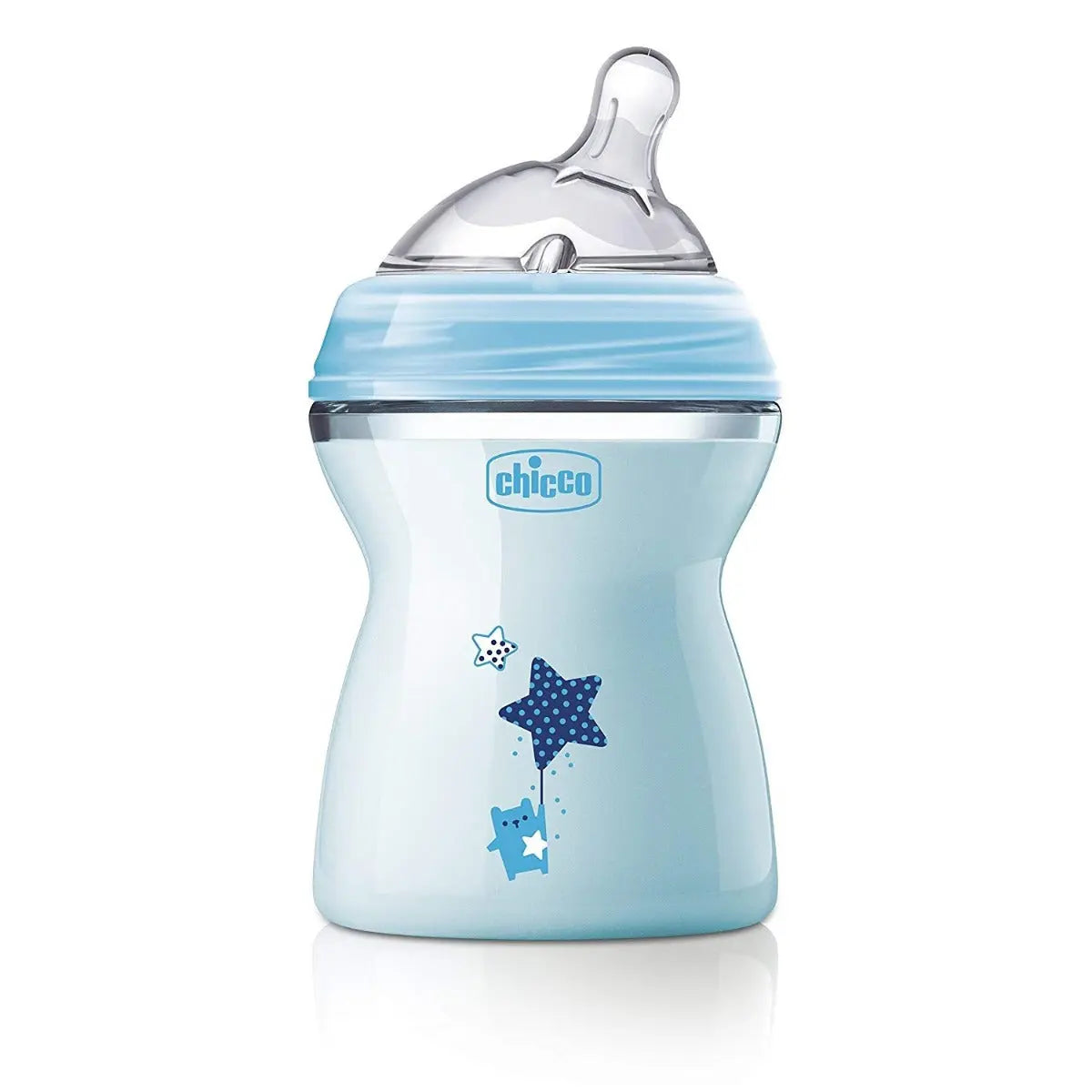 Chicco Natural Feeling Feeding Bottle 2months+ 250ML Blue Yallamomz Yallatoys
