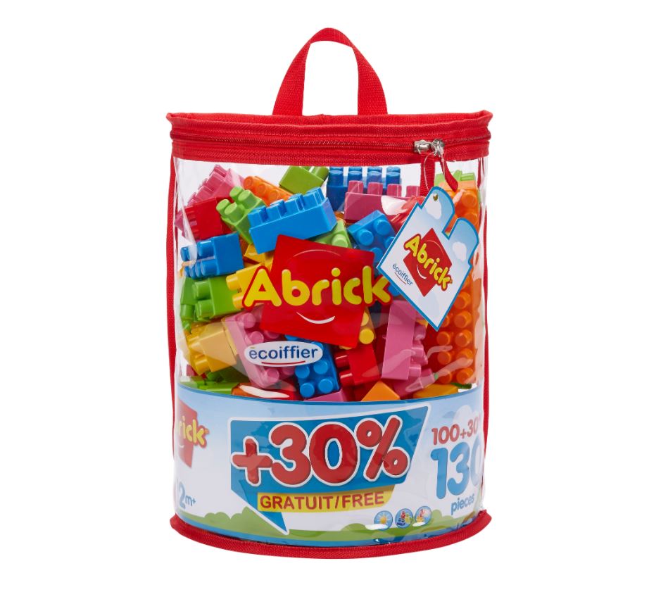 Buy Ecoiffier 100 Pcs Construction Bricks Bag | Yallatoys.com