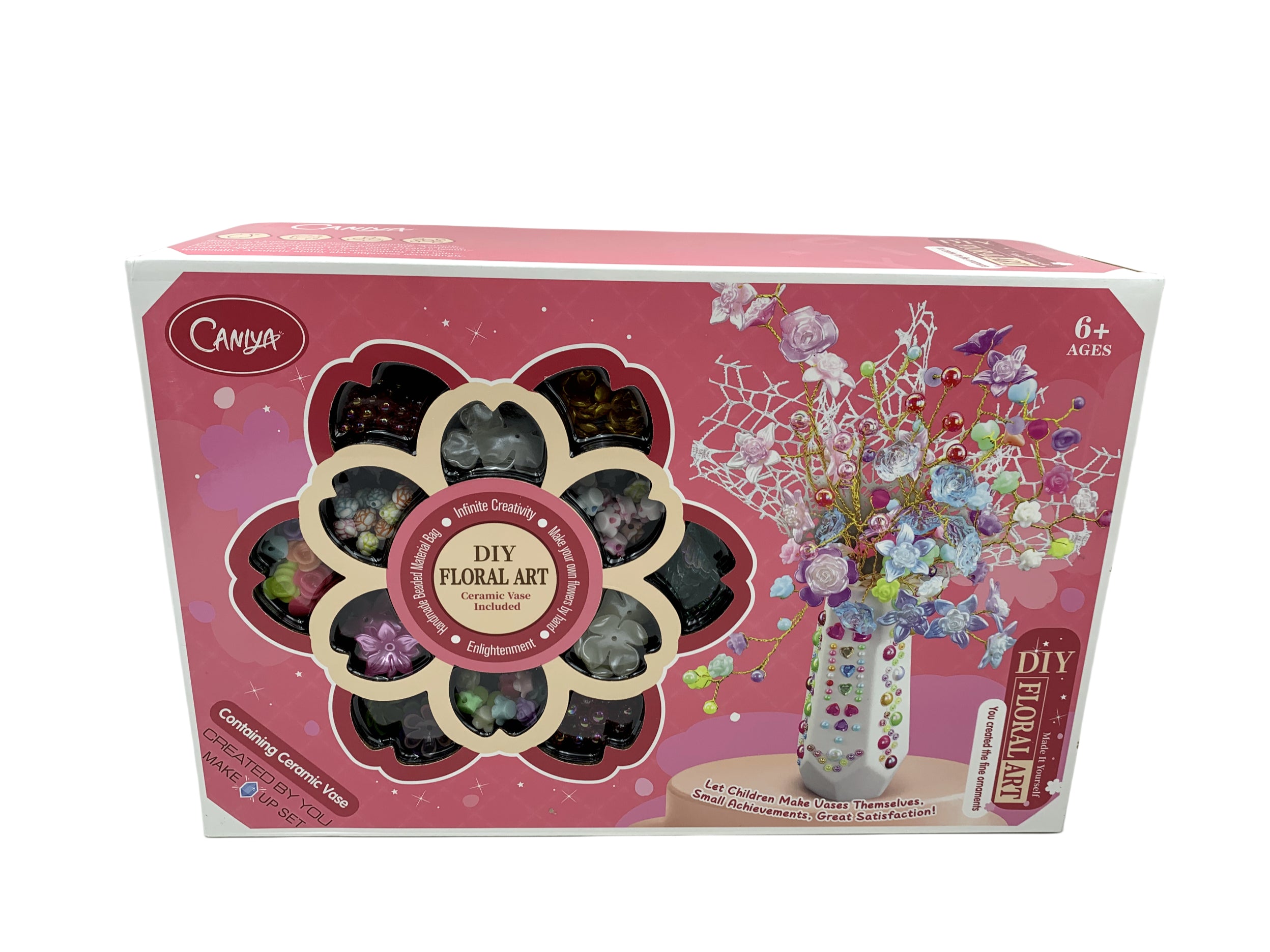 Caniya DIY Beads Kit for Making Artificial Flowers with Gift Box Caniya Yallatoys
