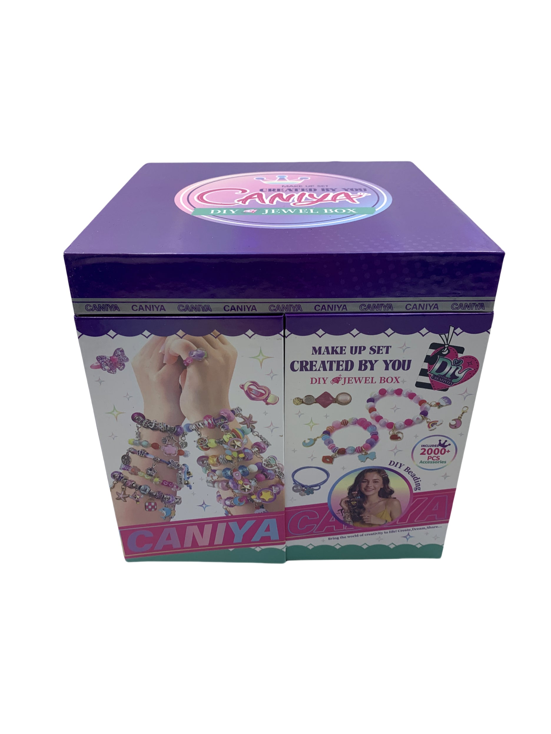 Caniya 8 in 1 DIY Beads Jewelry Making Kit with Jewelry Gift Box Caniya Yallatoys