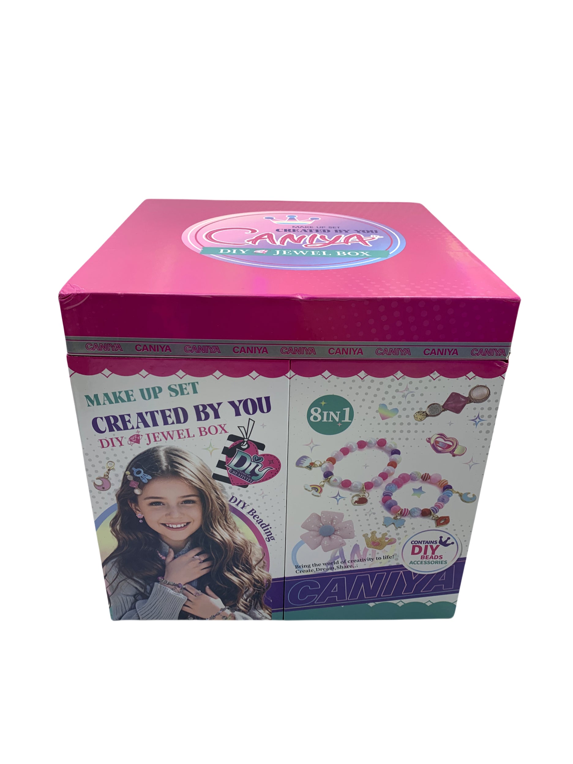 Caniya DIY Beads Jewelry Making Kit with Jewelry Storage Box Caniya Yallatoys