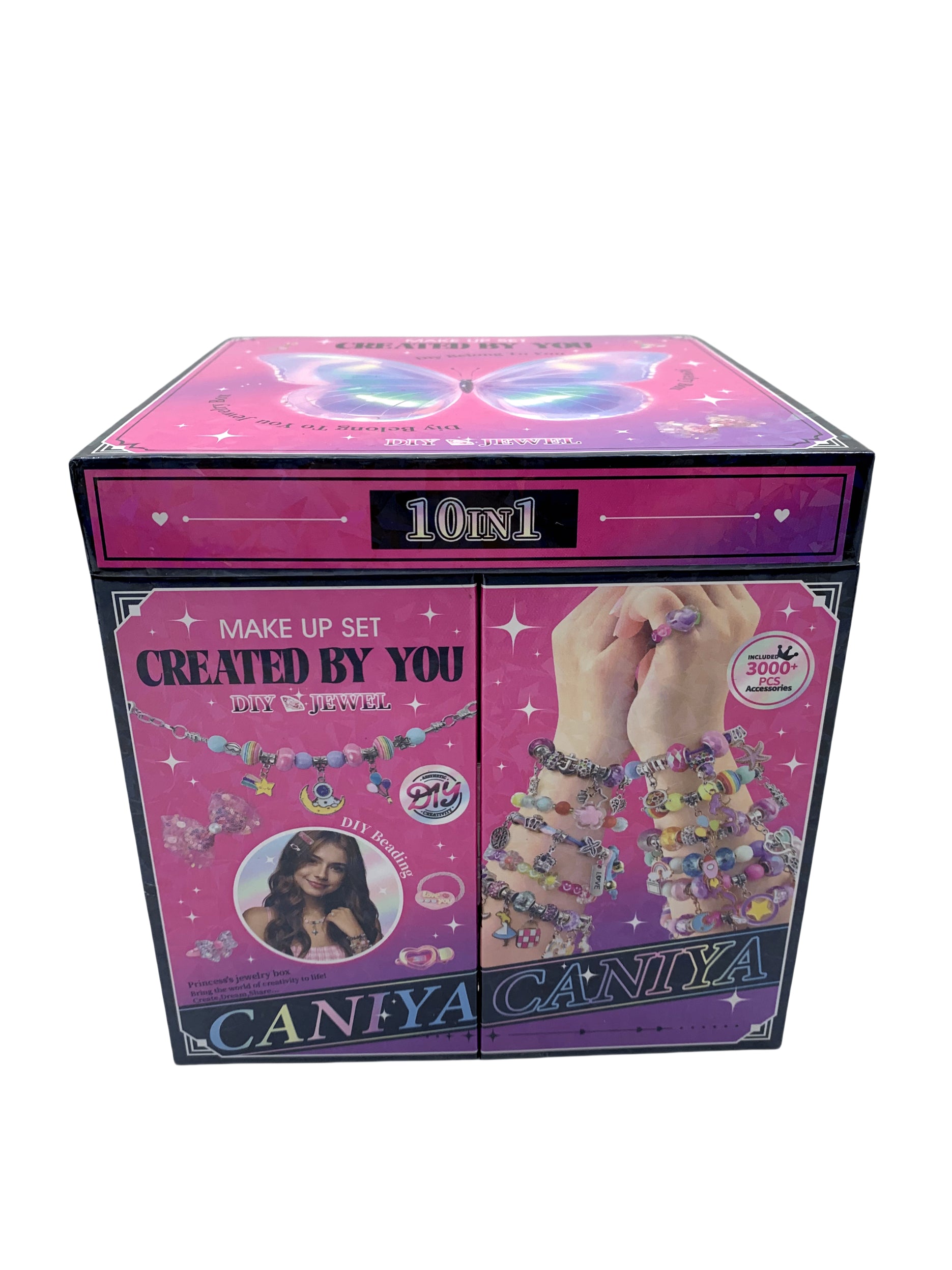 Caniya 10 in 1 DIY Beads Jewelry Making Kit with Jewelry Gift Box Caniya Yallatoys