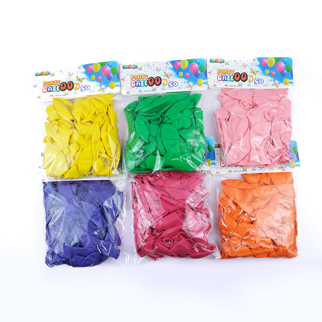 Buy Party Balloon 50 Pcs Single Colour | Yallatoys.com