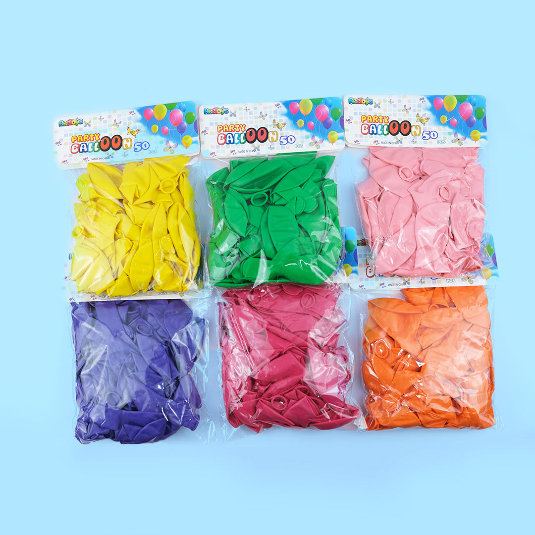 Buy Party Balloon 50 Pcs Single Colour | Yallatoys.com