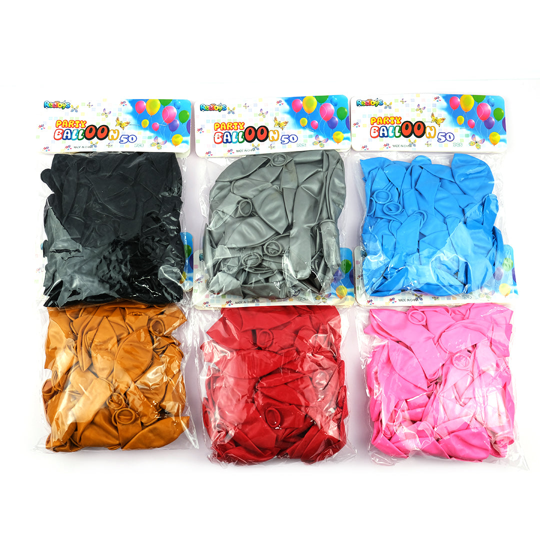 Buy Party Balloon 50 Pcs Single Colour | Yallatoys.com