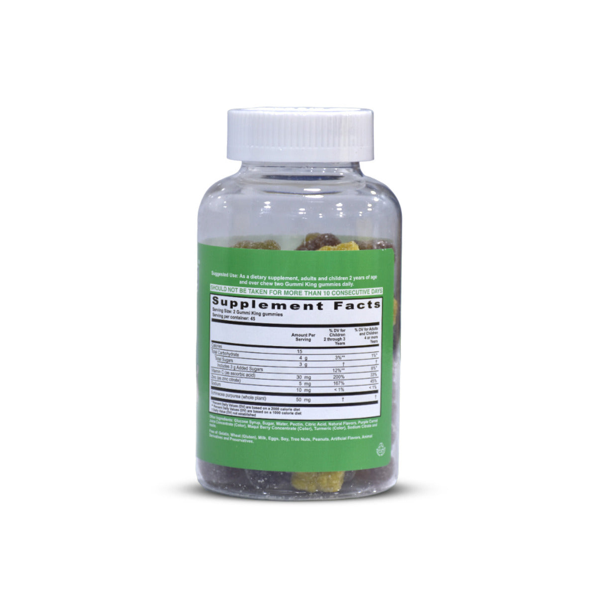 Gummi King Echinacea Vitamin And Zinc GummiKing Yallatoys