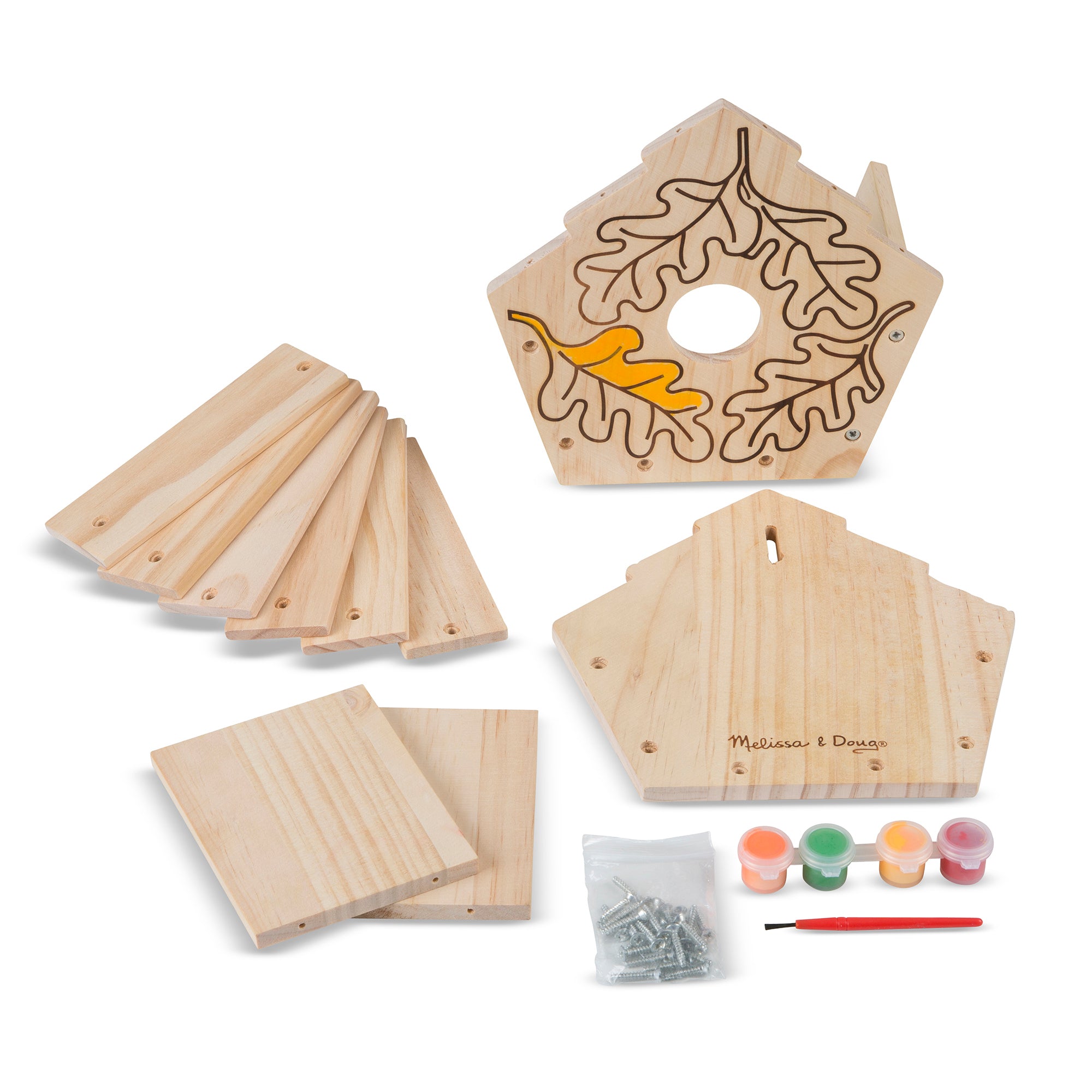 Buy Melissa & Doug Build Your Own Wooden Birdhouse | Yallatoys.com