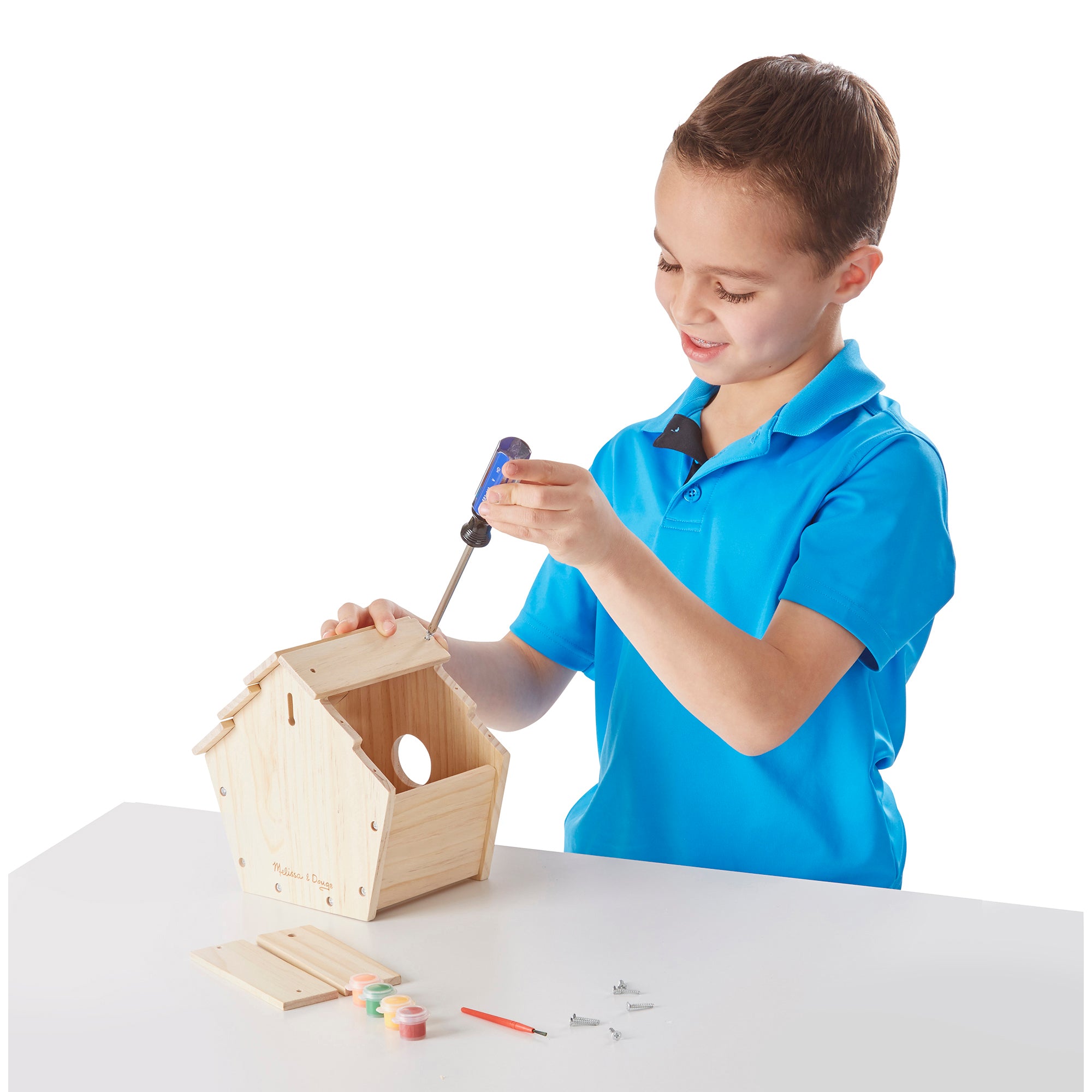 Buy Melissa & Doug Build Your Own Wooden Birdhouse | Yallatoys.com