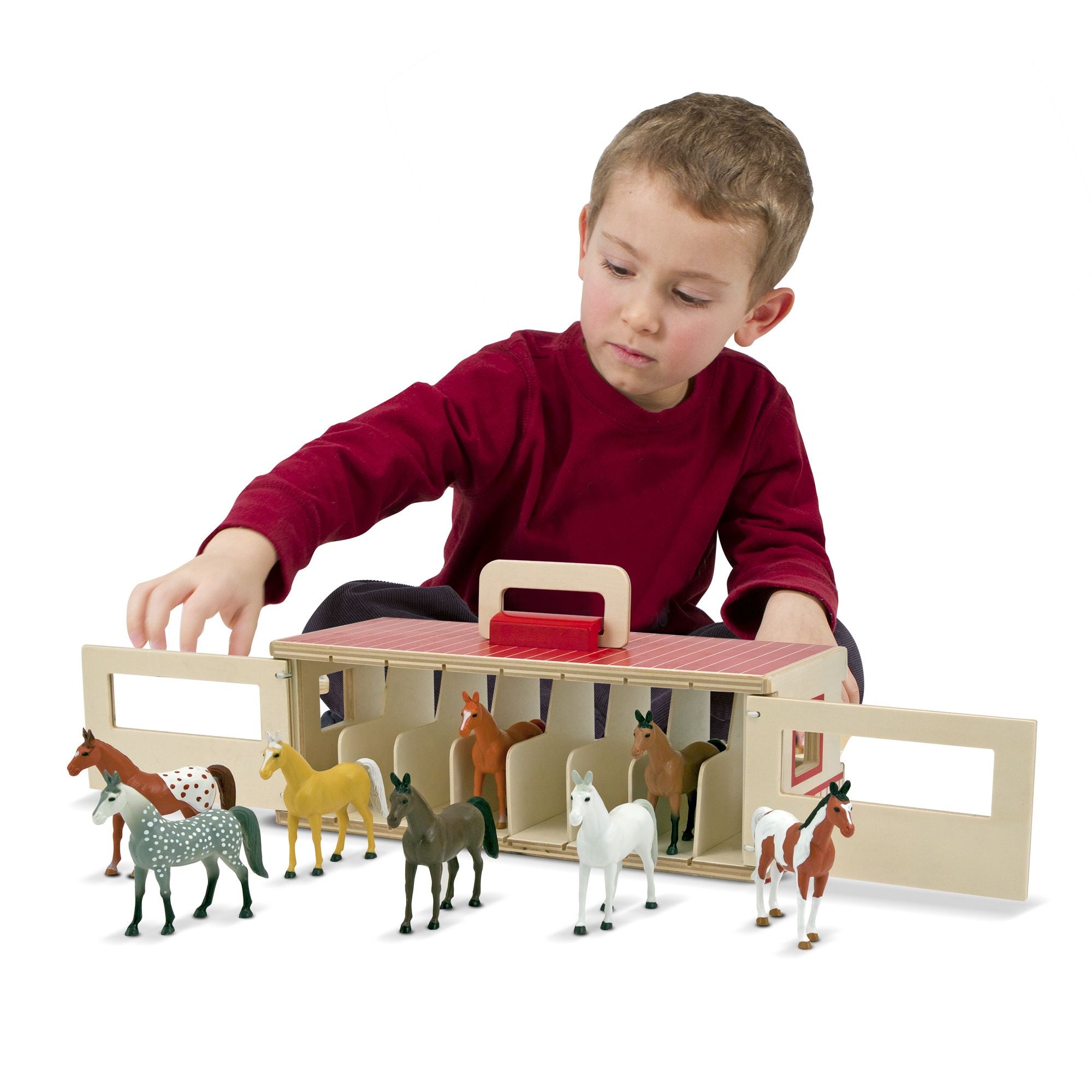 Buy Take-Along Show-Horse Stable | Yallatoys.com