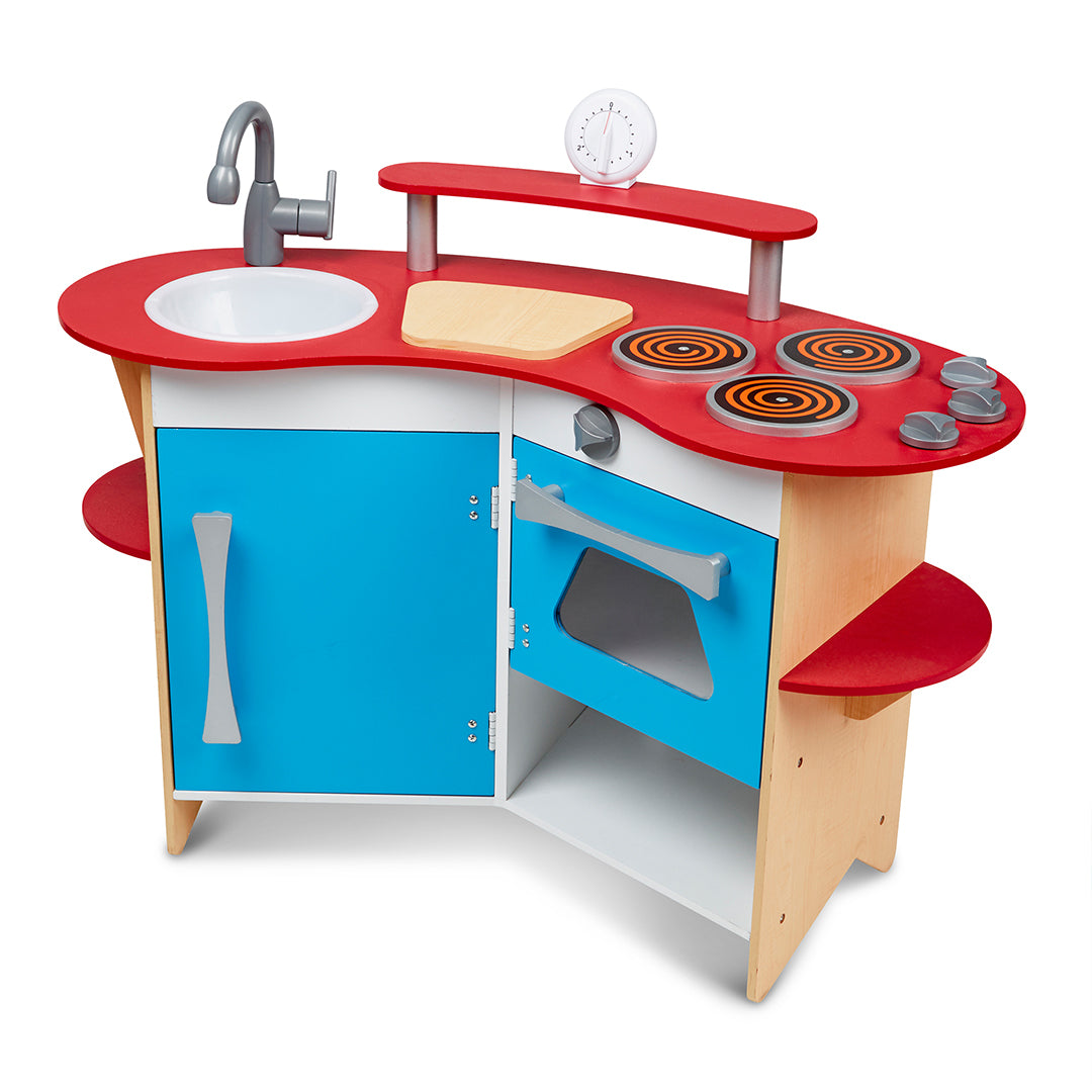 Buy Melissa & Doug Cooks Corner Wooden Kitchen | Yallatoys.com