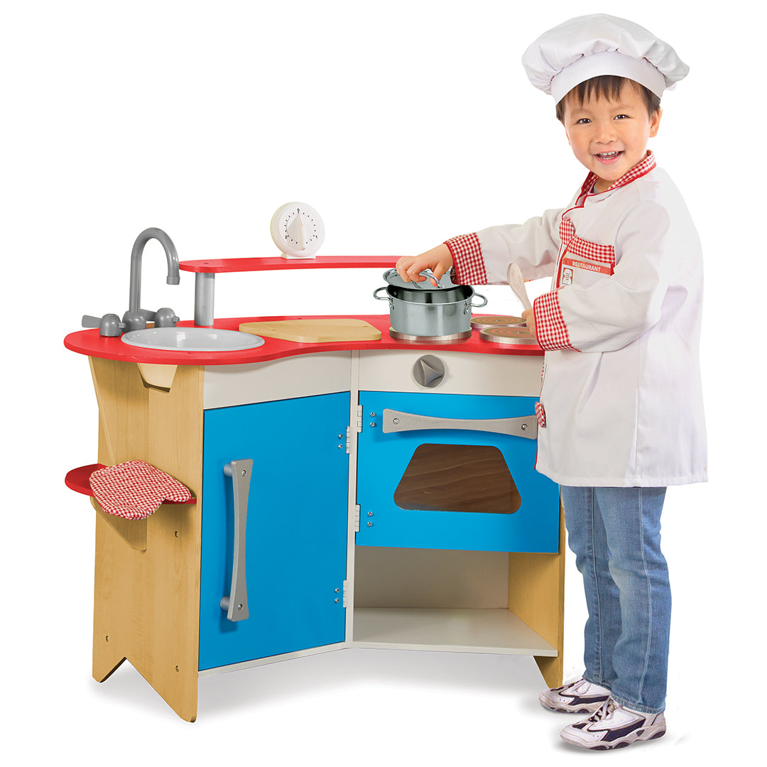 Buy Melissa & Doug Cooks Corner Wooden Kitchen | Yallatoys.com