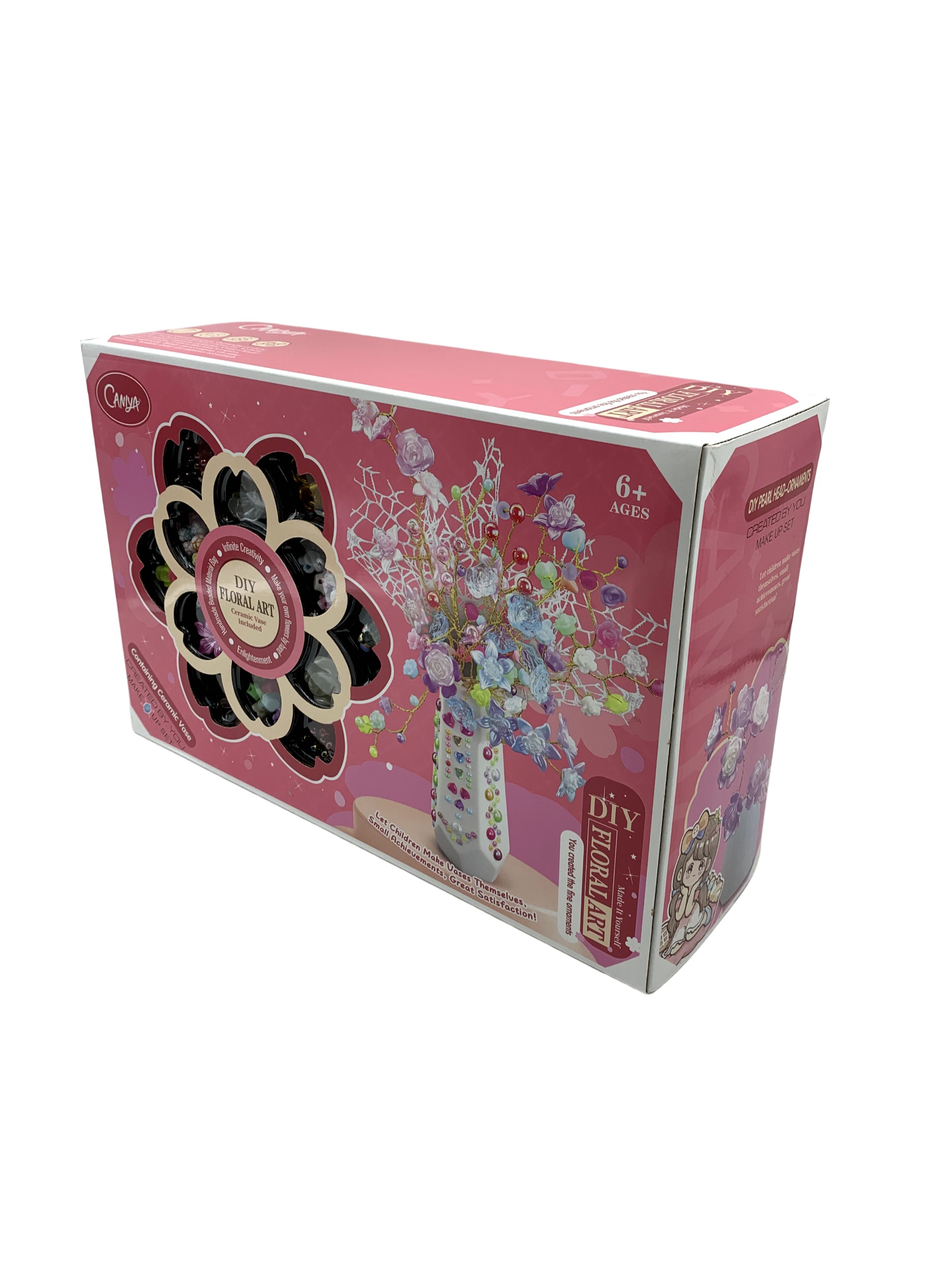 Caniya DIY Beads Kit for Making Artificial Flowers with Gift Box Caniya Yallatoys