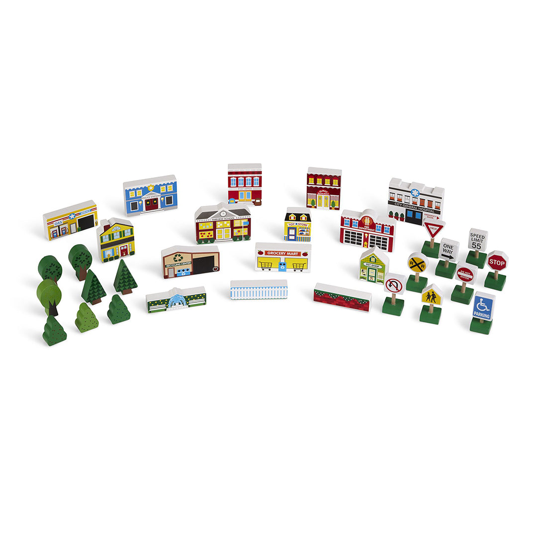 Buy Melissa & Doug Wooden Town Play Set | Yallatoys.com
