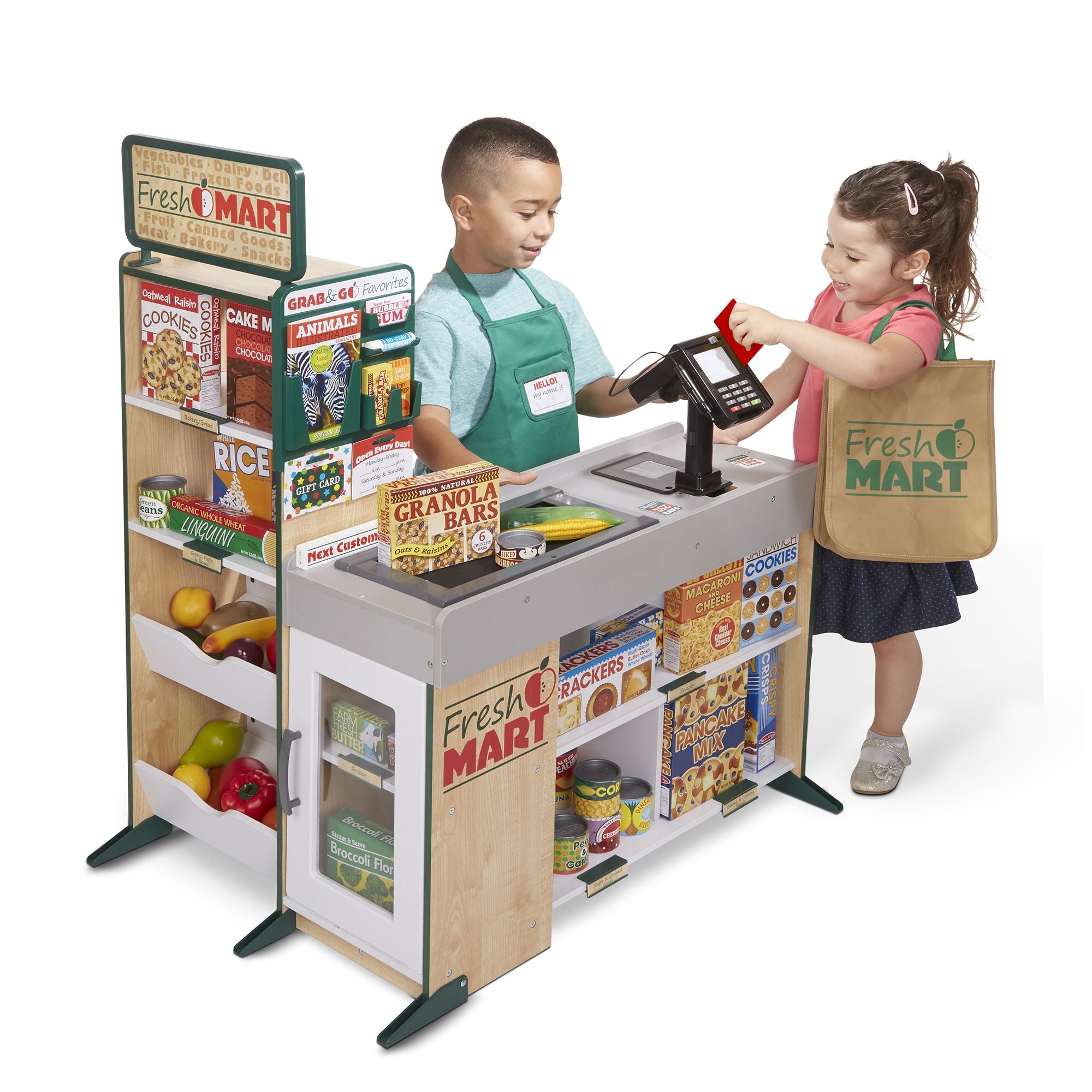 Buy Melissa & Doug Fresh Mart Grocery Store Role Play Add-on Set | Yallatoys.com