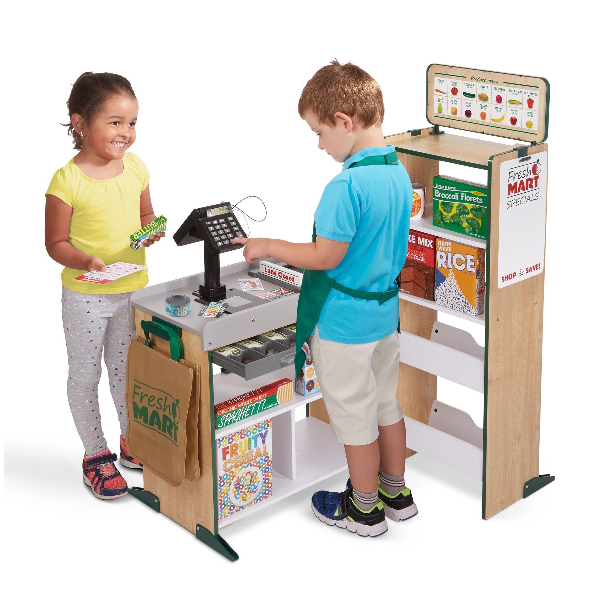 Buy Melissa & Doug Fresh Mart Grocery Store Role Play Add-on Set | Yallatoys.com