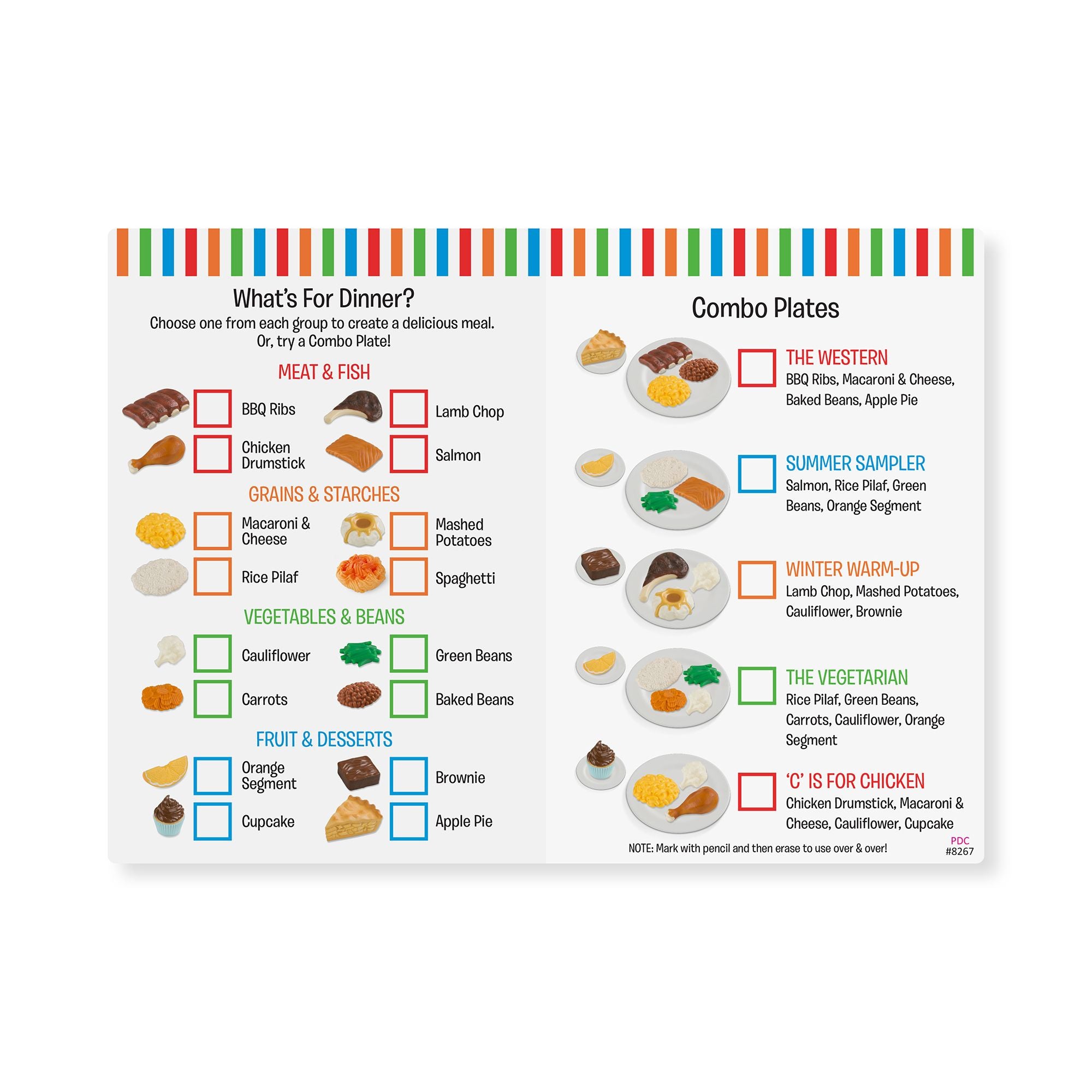 Buy Food Fun Combine & Dine Dinners - Red | Yallatoys.com