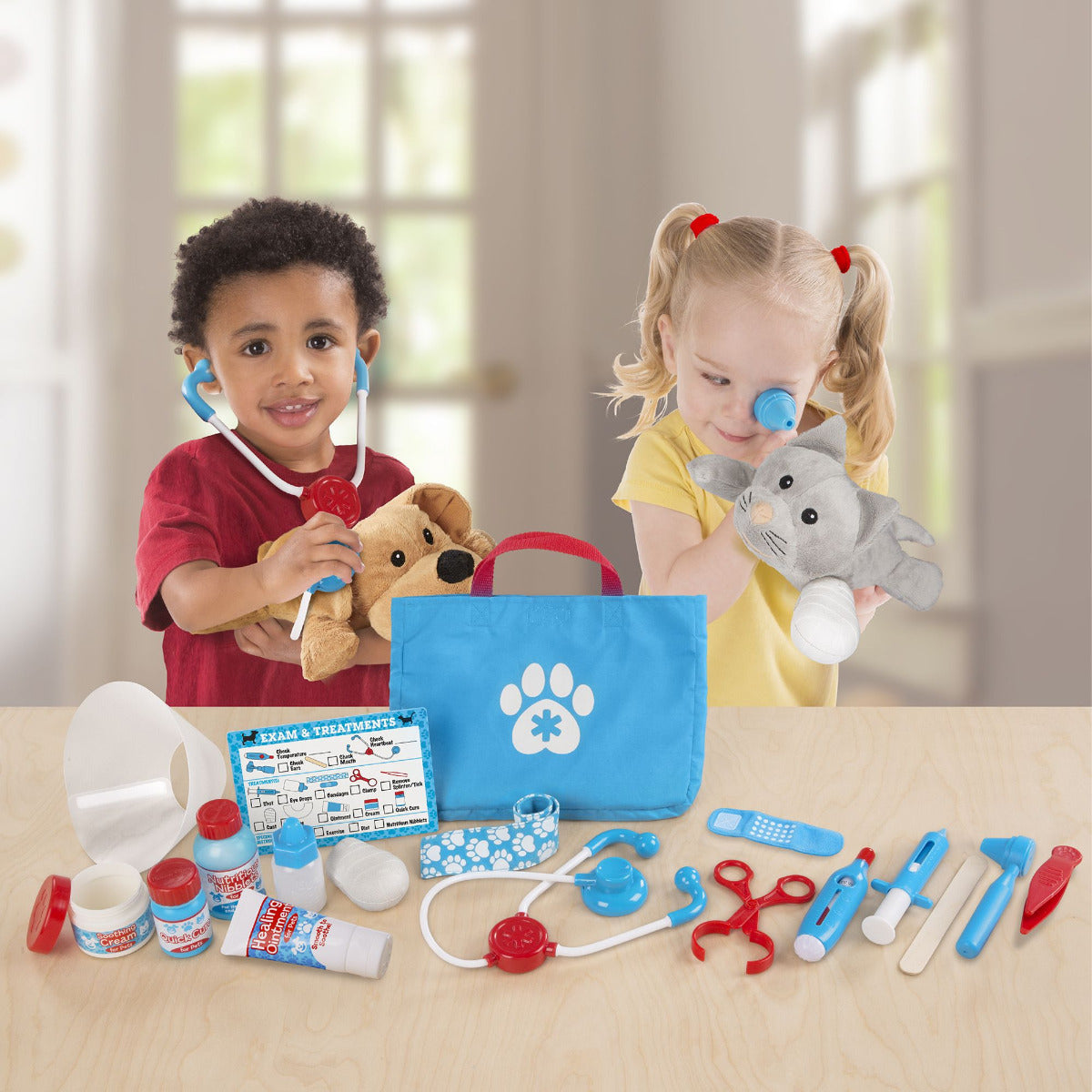 Buy Melissa & Doug Examine Treat Pet Vet Play Set | Yallatoys.com