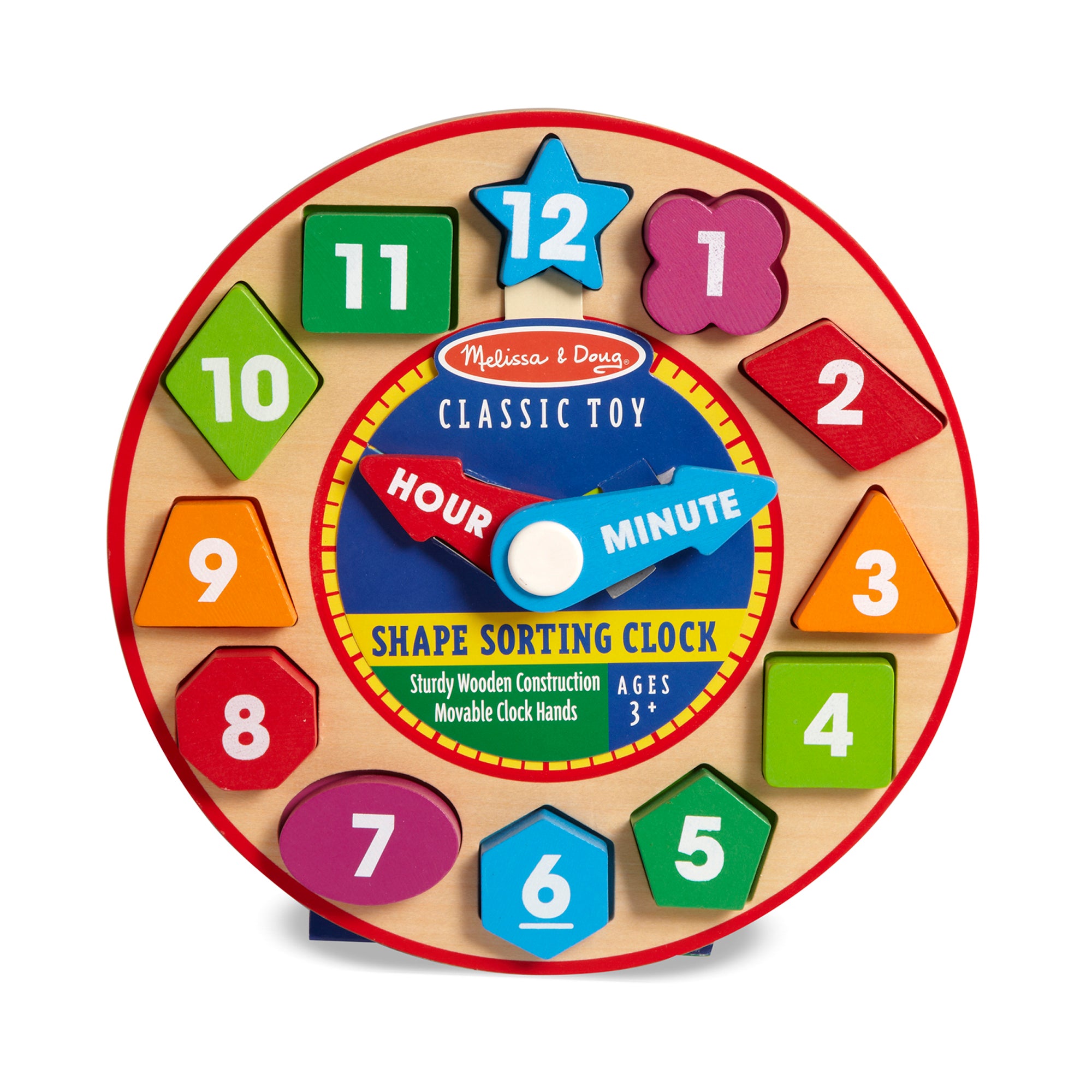 Buy Melissa & Doug Shape Sorting Clock | Yallatoys.com