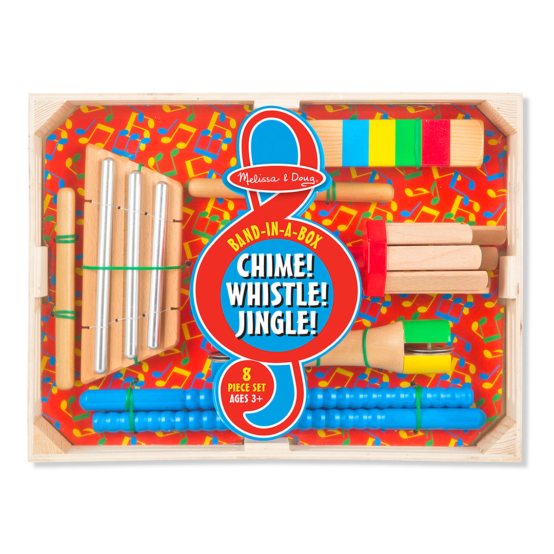 Buy Melissa & Doug Band-In-A-Box Chime! Whistle! Jingle! | Yallatoys.com