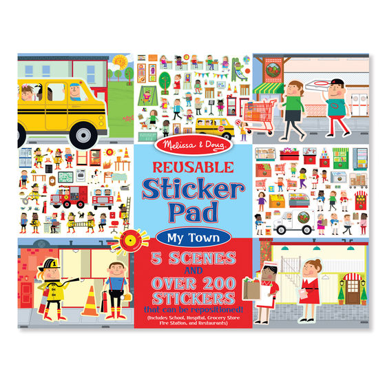 Buy Reusable Sticker Pad - My Town | Yallatoys.com