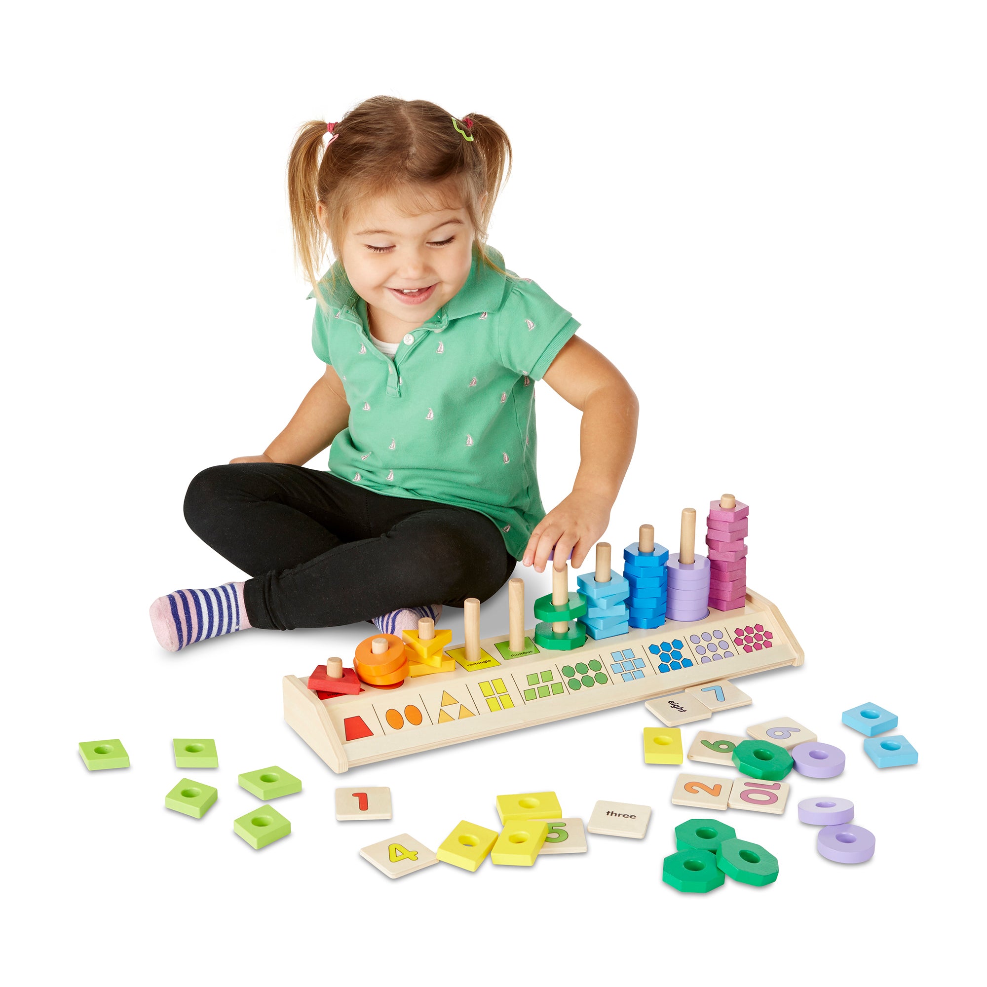 Buy Melissa & Doug Counting Shape Stacker | Yallatoys.com