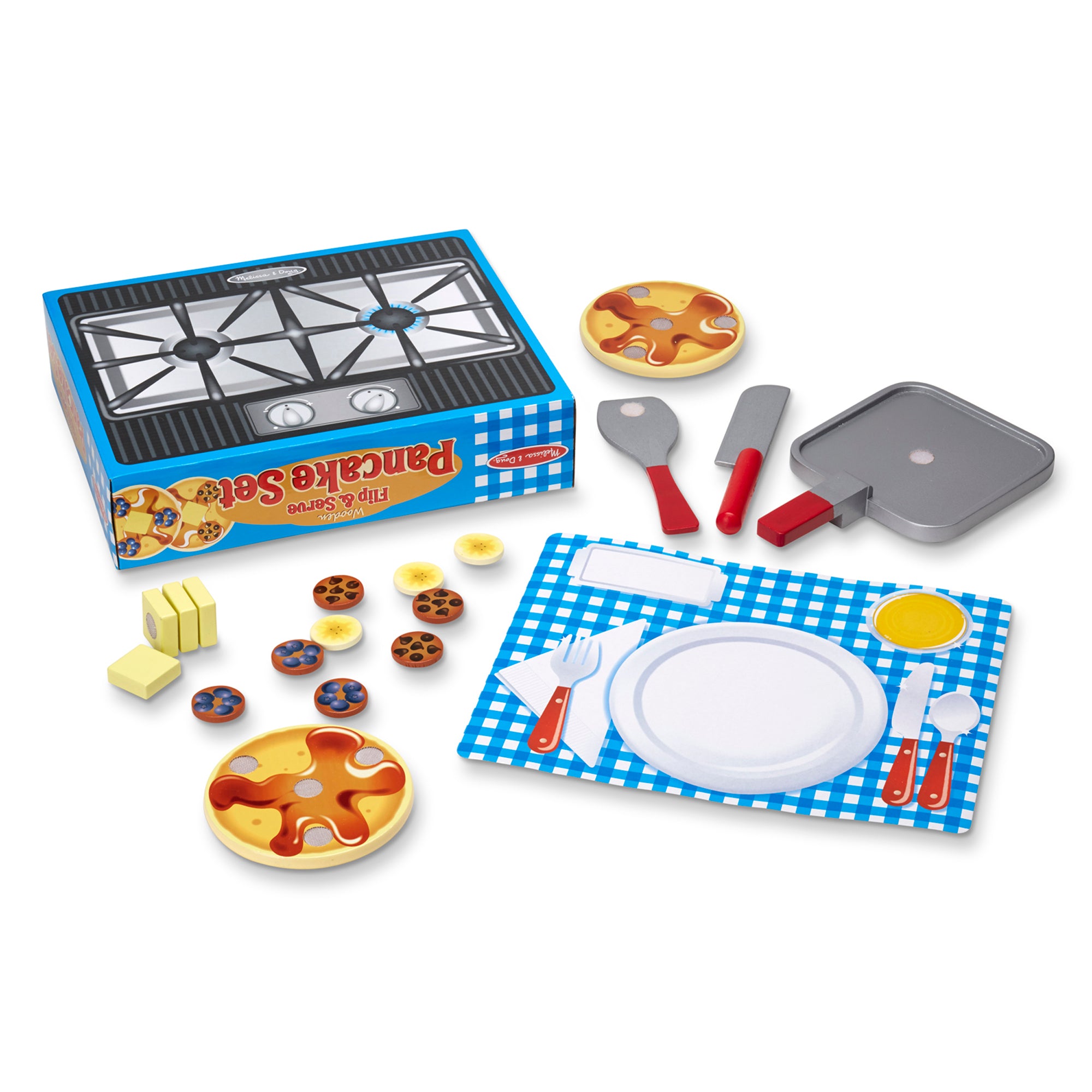 Buy Wooden Flip   Serve Pancake Set | Yallatoys.com