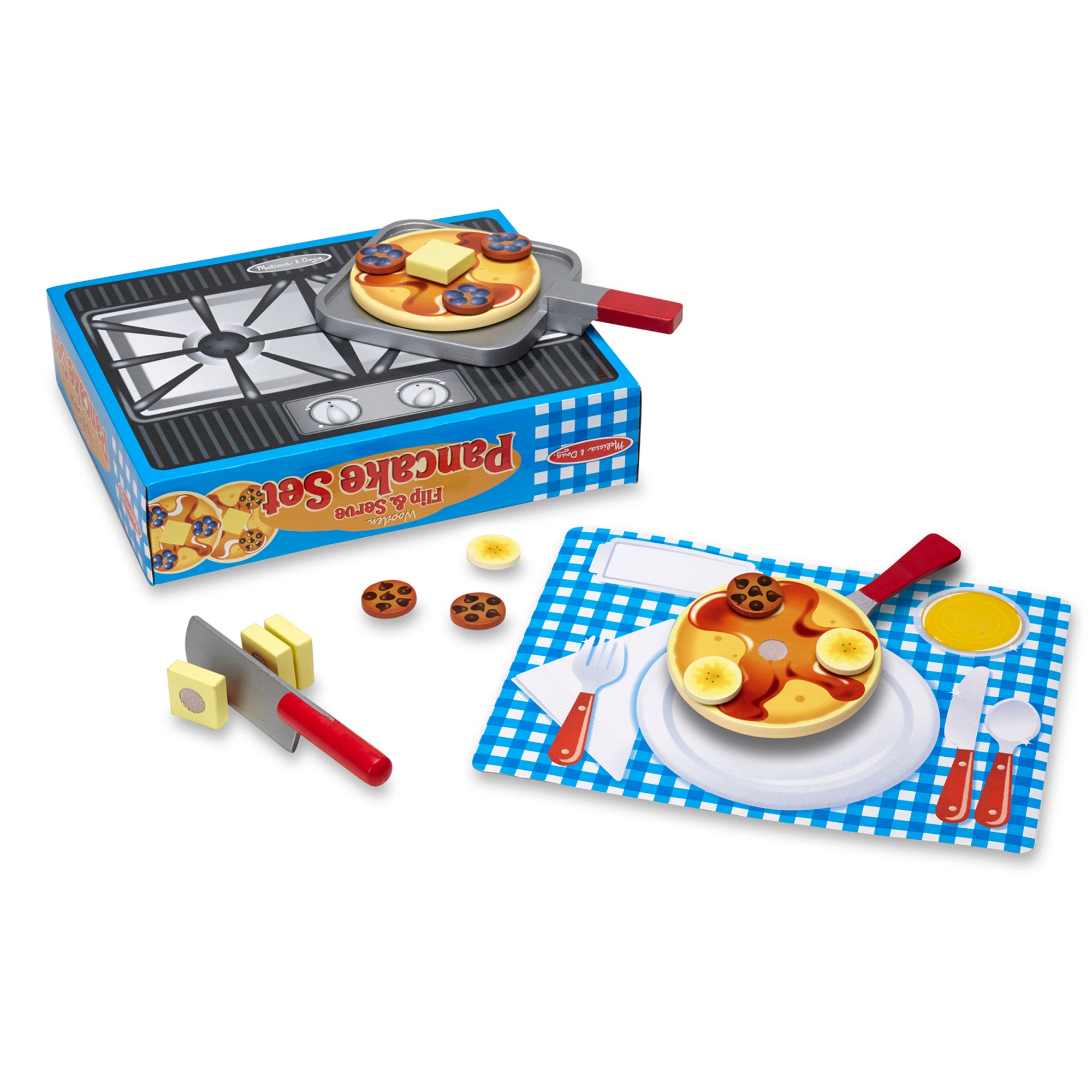 Buy Wooden Flip   Serve Pancake Set | Yallatoys.com
