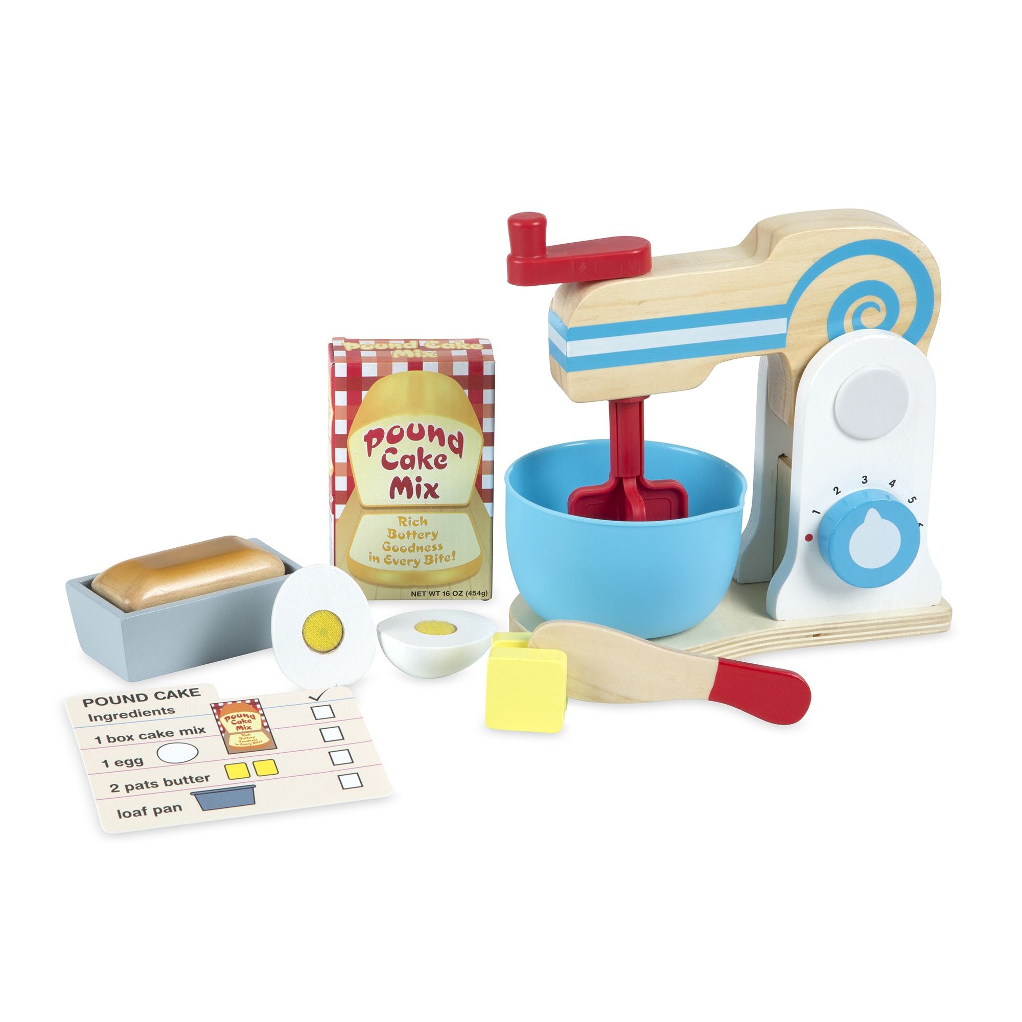 Buy Wooden Make-A-Cake Mixer Set | Yallatoys.com