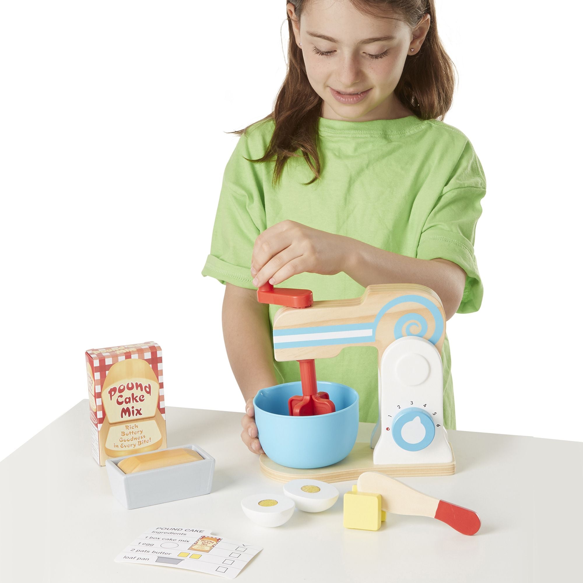 Buy Wooden Make-A-Cake Mixer Set | Yallatoys.com