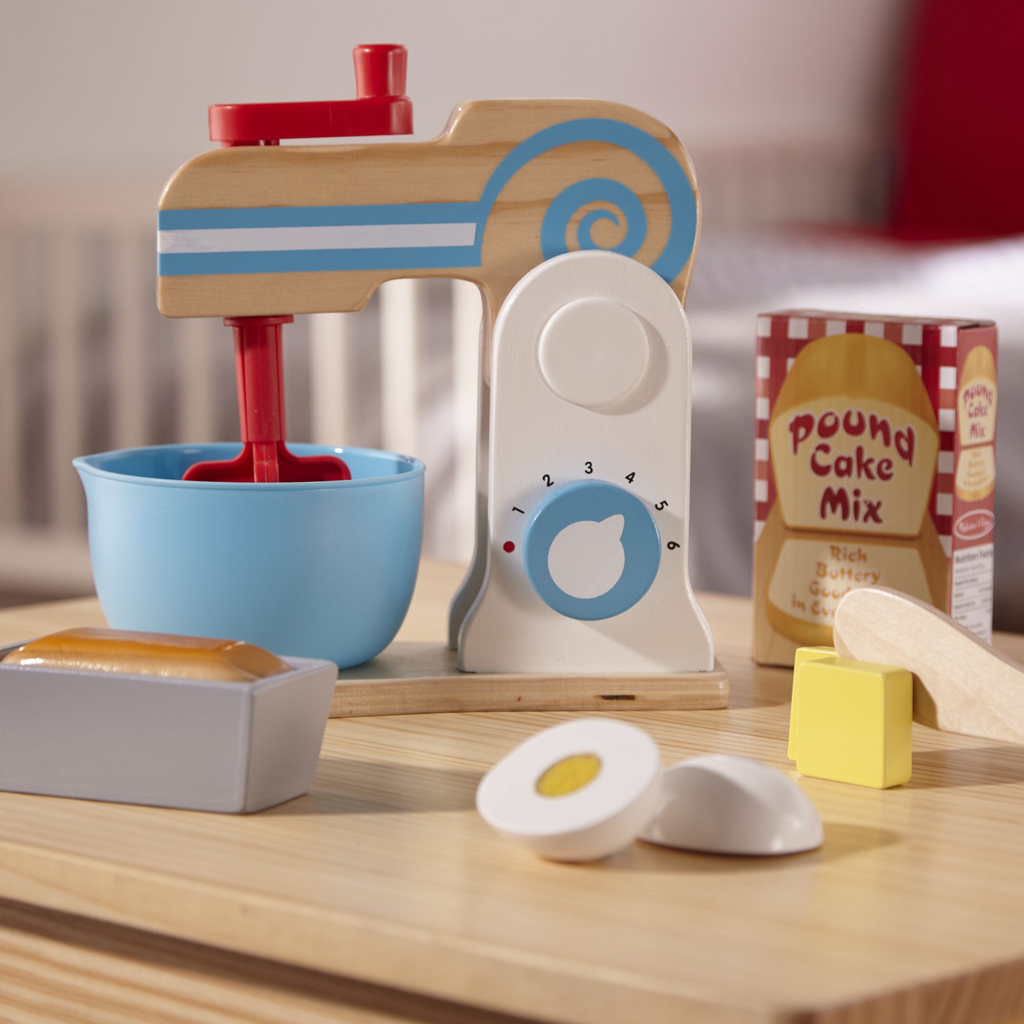 Buy Wooden Make-A-Cake Mixer Set | Yallatoys.com