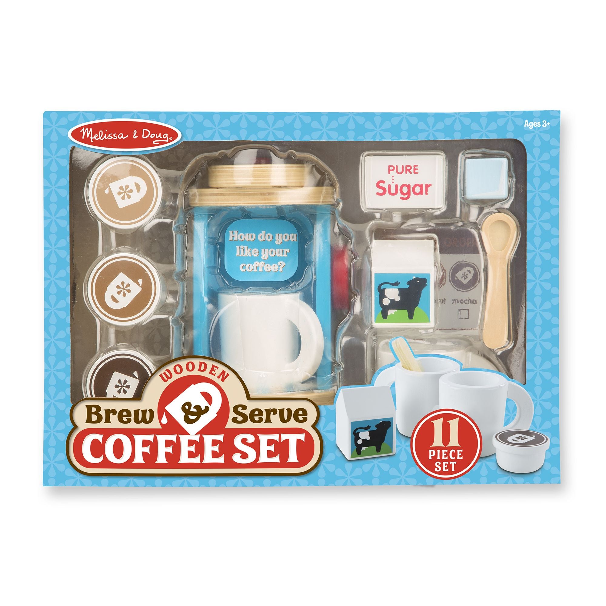 Buy Wooden Brew   Serve Coffee Set | Yallatoys.com