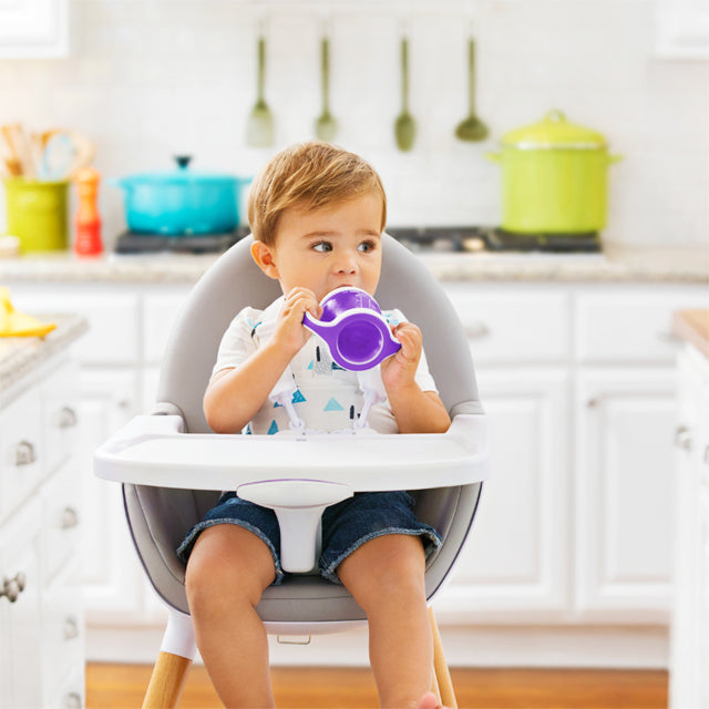 Munchkin  Gentle Transition Cup 1Pk 4Oz Purple Munchkin Yallatoys