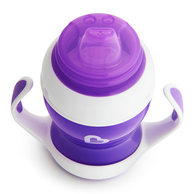Munchkin  Gentle Transition Cup 1Pk 4Oz Purple Munchkin Yallatoys