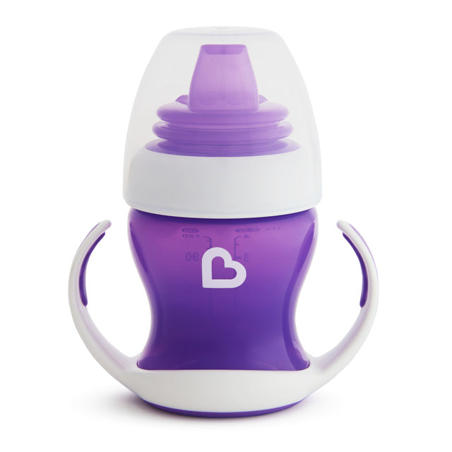 Munchkin  Gentle Transition Cup 1Pk 4Oz Purple Munchkin Yallatoys